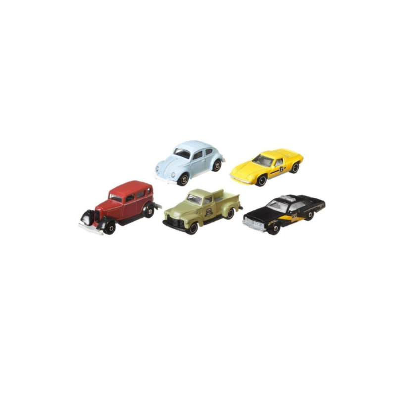 Mattel Matchbox - Αυτοκινητάκια Σετ Των 5, Coffee Cruisers II GVY38 (C1817)