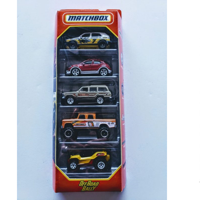 Mattel Matchbox - Αυτοκινητάκια Σετ Των 5 Off Road Rally GVY41 (C1817)
