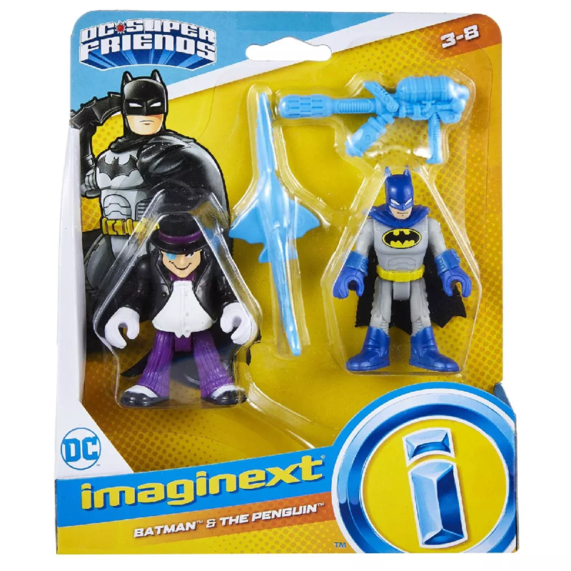 Fisher Price - Imaginext, DC Super Friends, Batman & The Penguin GWP60 (M5645)