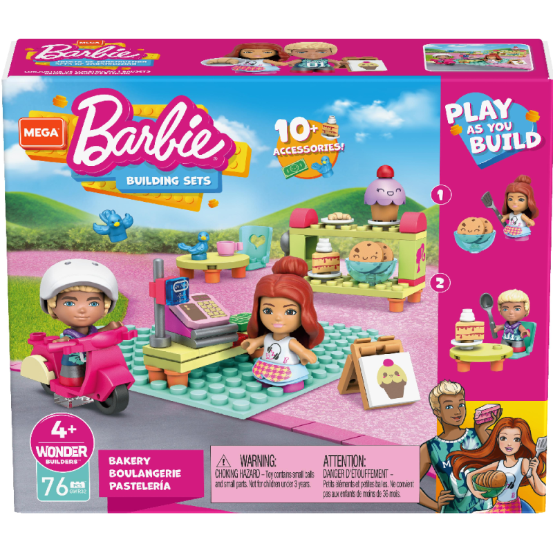 Mattel Barbie - Mega Construx, Bakery GWR32 (GWR31)