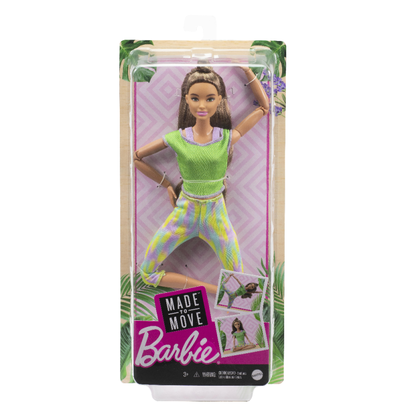 Mattel Barbie - Αμέτρητες Κινήσεις, Green Dye Pants Doll GXF05 (FTG80)