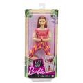 Mattel Barbie - Αμέτρητες Κινήσεις, Pink Dye Pants Red Hair Curvy Doll GXF07 (FTG80)