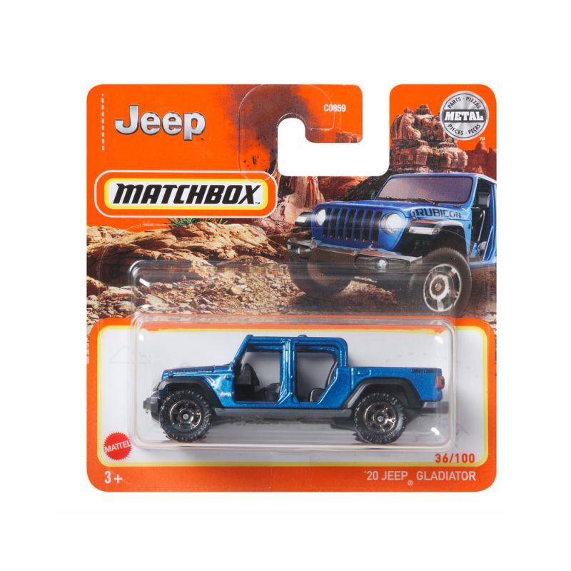 Mattel Matchbox - Αυτοκινητάκι, '20 Jeep Gladiator GXM54 (C0859)