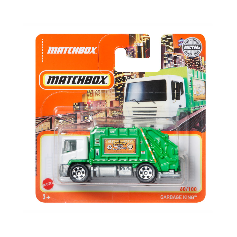 Mattel Matchbox - Αυτοκινητάκι, Garbage King GXM78 (C0859)