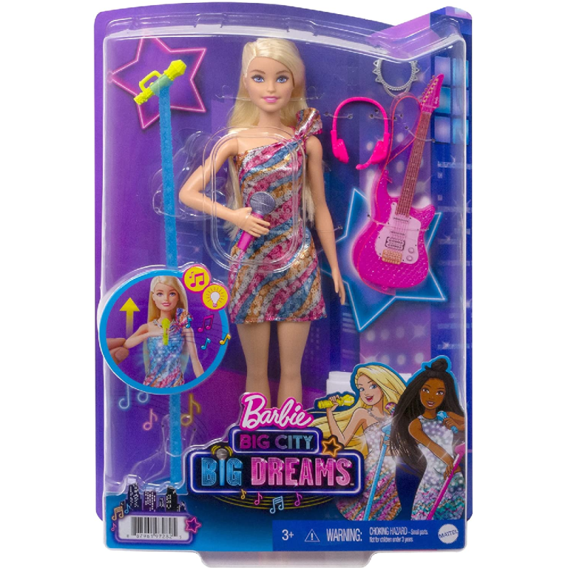 Mattel Barbie - Malibu, Με Μουσική Και Φώτα GYJ23