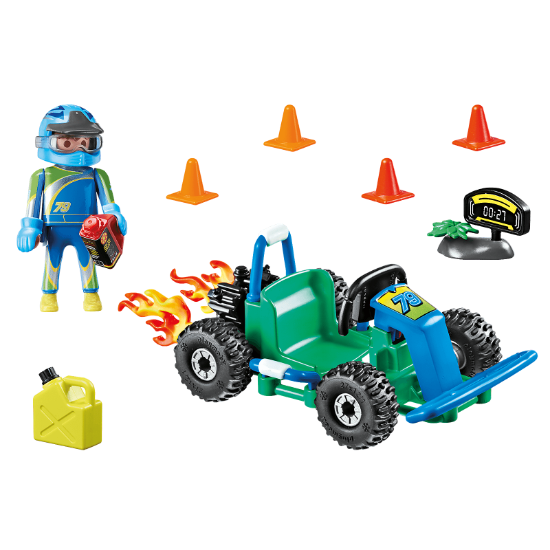 Playmobil City Life - Gift Set Οδηγός Με Go-Kart 70292