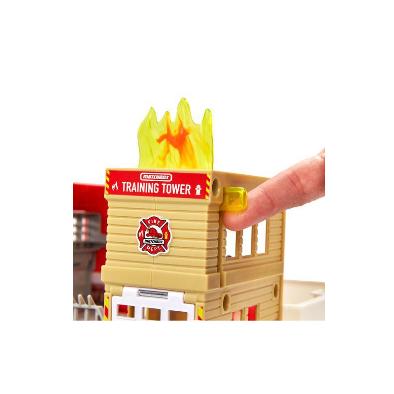 Mattel Matchbox - Action Drivers, Fire Station Rescue Μεγάλο Σετ Δράσης HBD76 (HBD74)