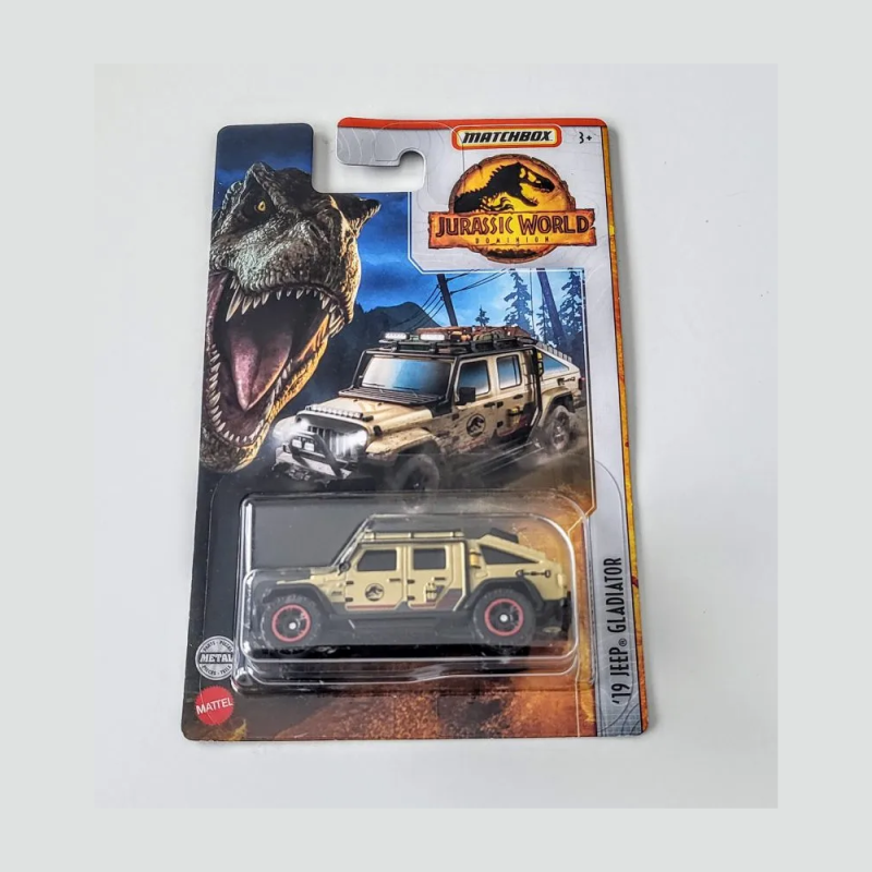 Mattel Matchbox - Αυτοκινητάκι Jurassic World, 2019 Jeep Gladiator HBG96 (FMW90)