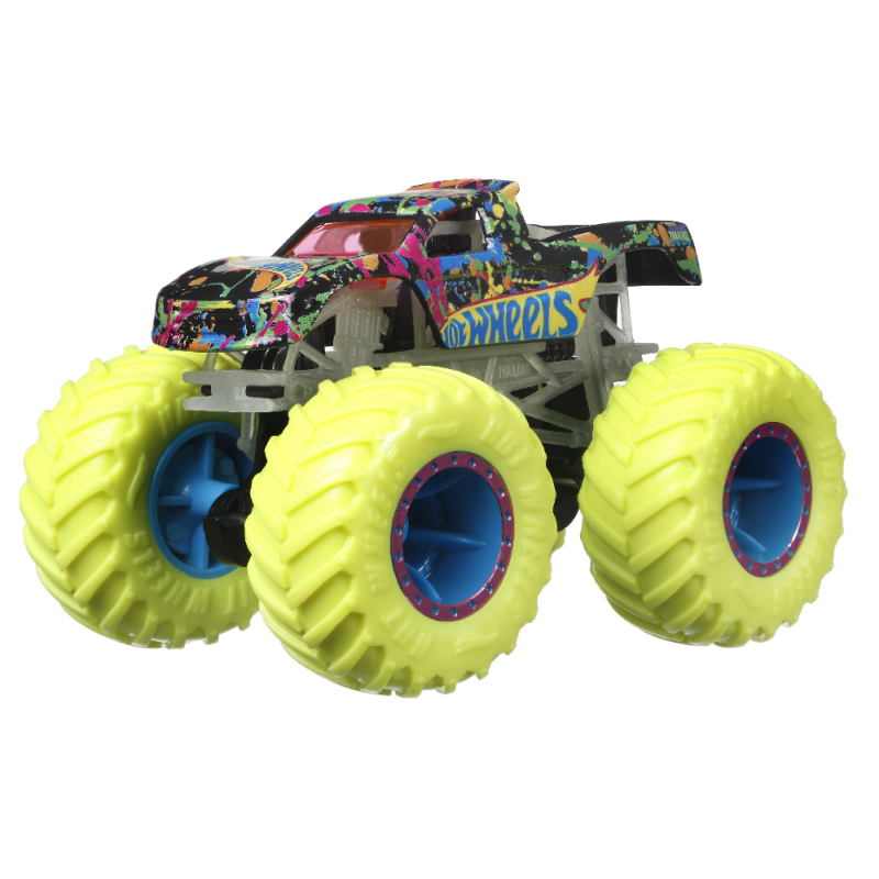 Mattel Hot Wheels - Monster Trucks, Glow In The Dark, Podium Crasher HCB51 (HCB50)