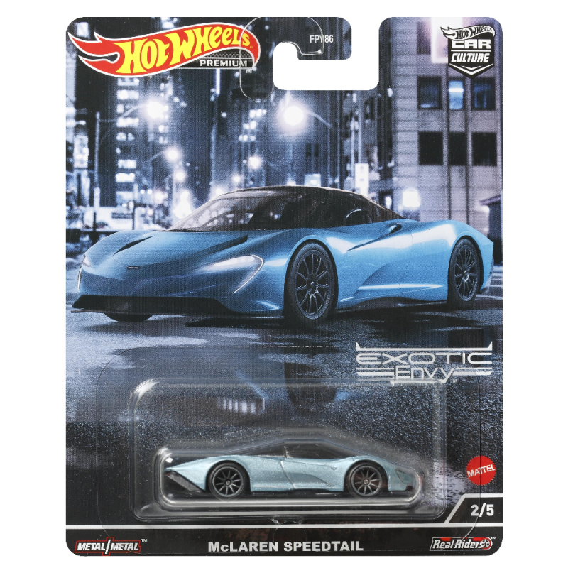 Mattel Hot Wheels – Συλλεκτικό Αυτοκινητάκι, Mclaren Speedtail (2/5) HCJ92 (FPY86)
