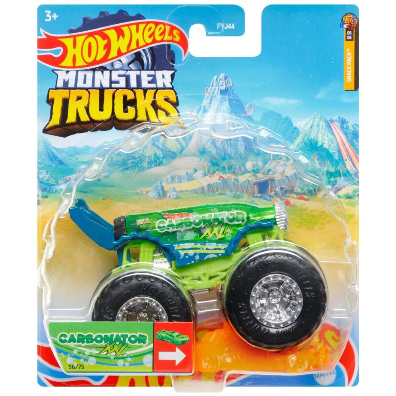 Mattel Hot Wheels - Monster Trucks, Carbonator XXL (56/75) HCP35 (FYJ44)