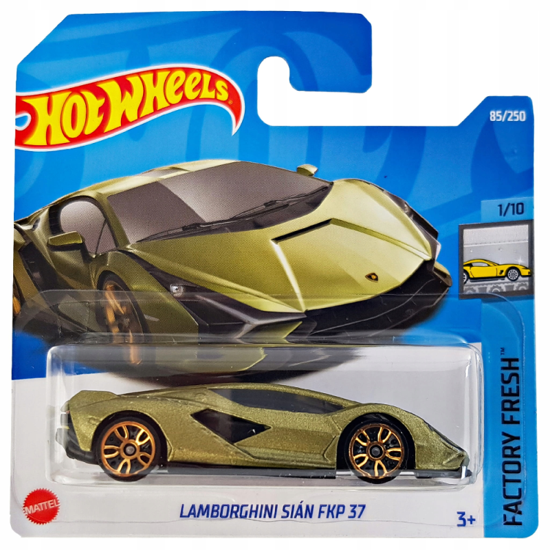 Mattel Hot Wheels - Αυτοκινητάκι Factory Fresh, Lamborghini Sian FKP 37 (1/10) HCT08 (5785)