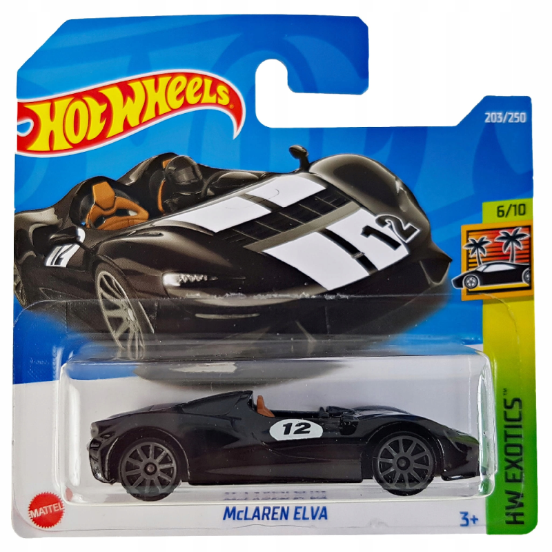 Mattel Hot Wheels - Αυτοκινητάκι HW Exotics, McLaren Elva (6/10) HCT09 (5785)