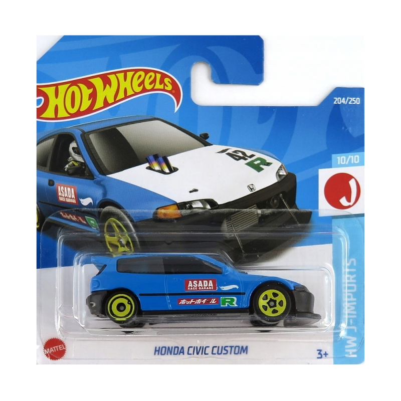Mattel Hot Wheels - Αυτοκινητάκι HW J-Imports, Honda Civic Custom (10/10) HCT11 (5785)