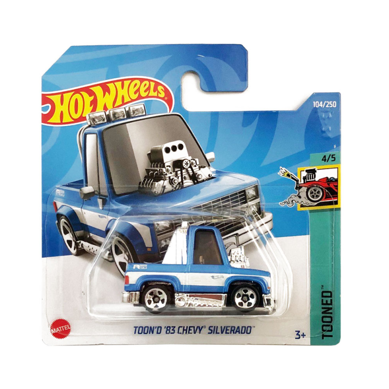 Mattel Hot Wheels - Αυτοκινητάκια Tooned, Toon΄d ΄83 Chevy Silverado (4/5) HCT26 (5785)
