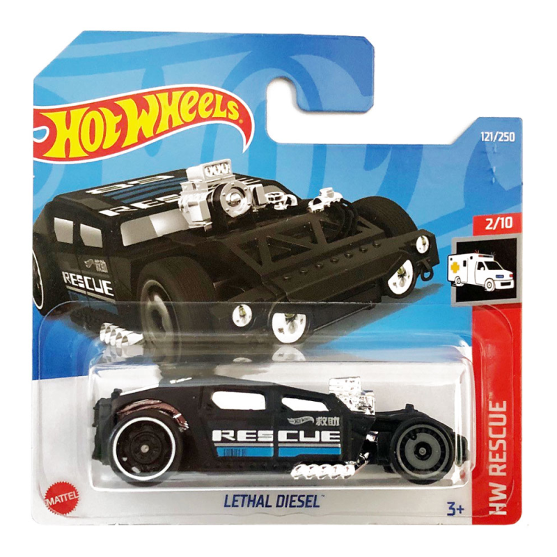 Mattel Hot Wheels - Αυτοκινητάκια HW Rescue, Lethal Diesel (2/10) HCT84 (5785)