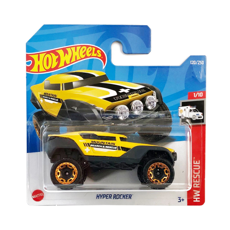 Mattel Hot Wheels - Αυτοκινητάκια HW Rescue, Hyper Rocker (1/10) HCV50 (5785)
