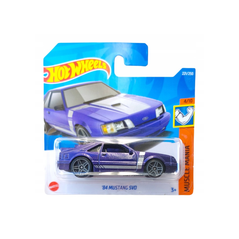 Mattel Hot Wheels - Αυτοκινητάκι Muscle Mania, ΄84 Mustang SVO (4/10) HCW28 (5785)