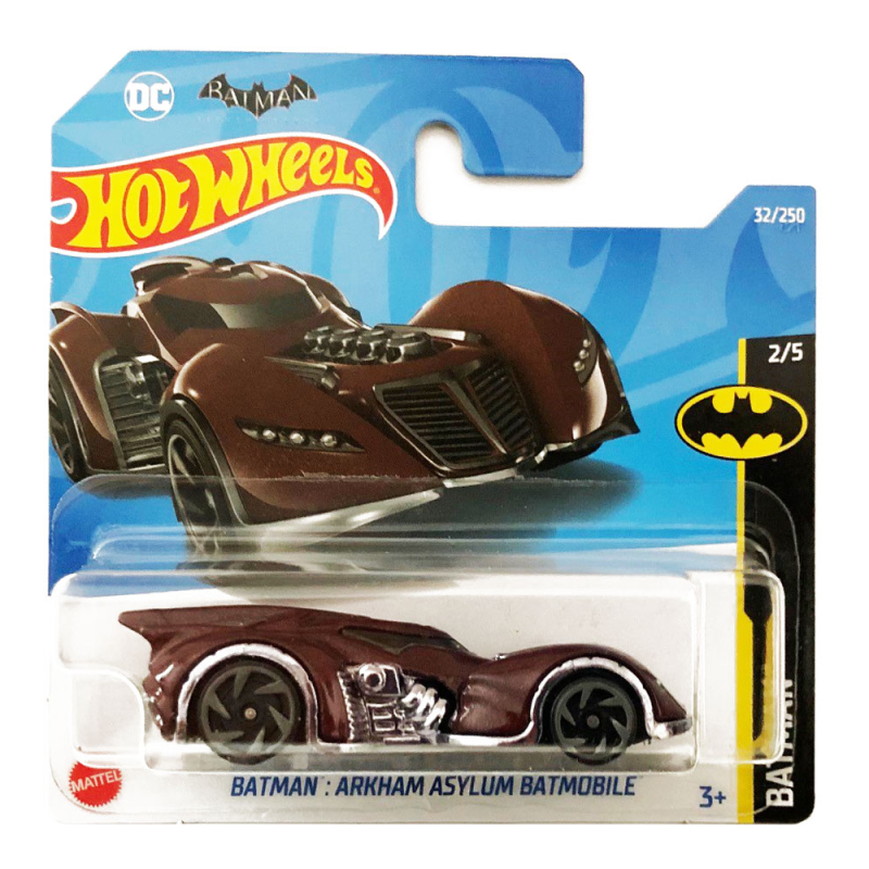 Mattel Hot Wheels - Αυτοκινητάκια Batman, Arkham Asylum Batmobile (2/5) HCW59 (5785)