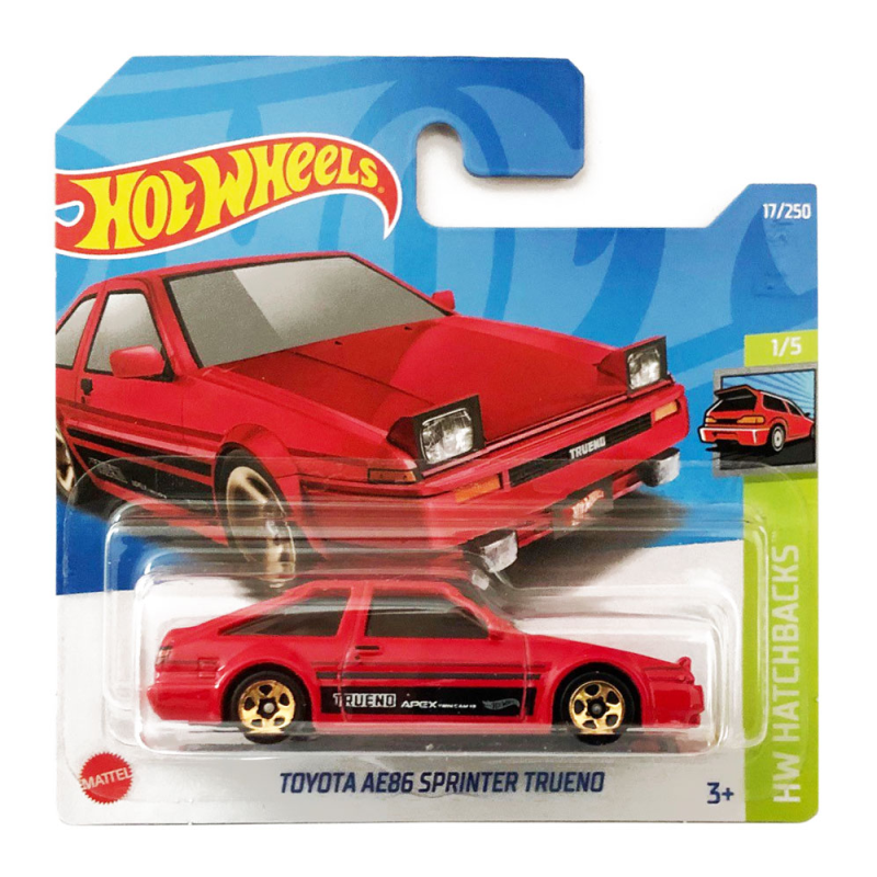 Mattel Hot Wheels - Αυτοκινητάκια HW Hatchbacks, Toyota AE86 Sprinter Trueno (1/5) HCW77 (5785)