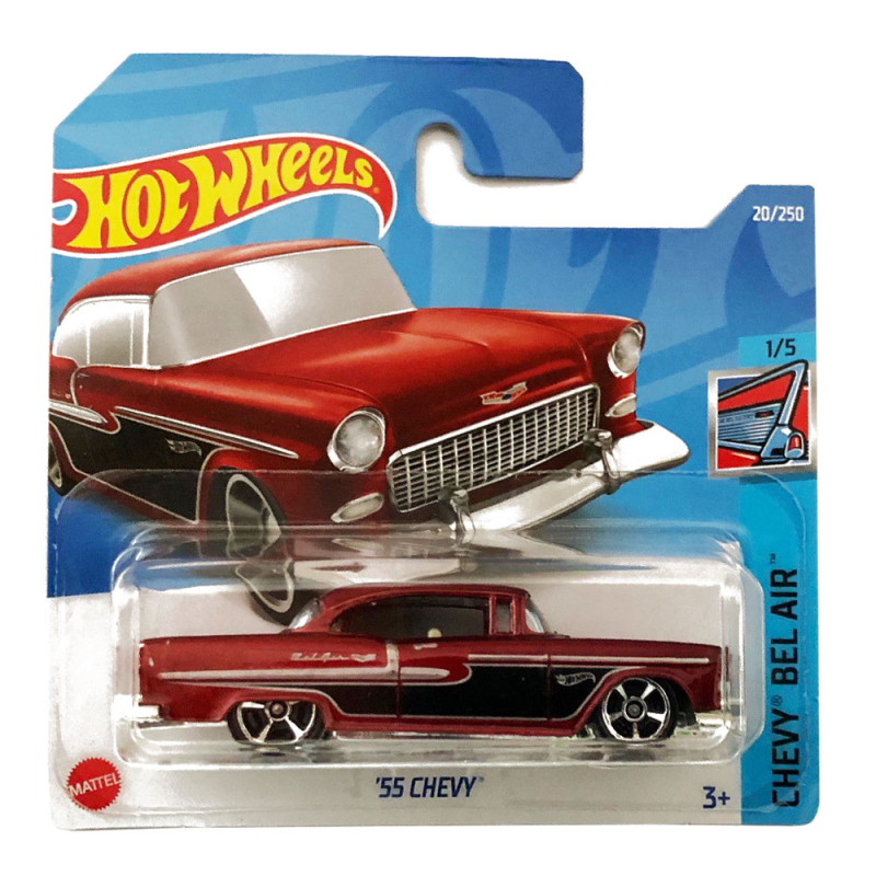 Mattel Hot Wheels - Αυτοκινητάκια Chevy Bel Air, ΄55 Chevy (1/5) HCW84 (5785)