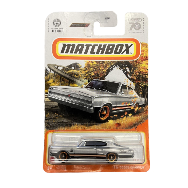 Mattel Matchbox - Αυτοκινητάκι, 1966 Dodge Charger (12/100) HLC79 (C0859)
