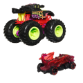 Mattel Hot Wheels - Monster Truck Με Αυτοκινητάκι, Invader HDB95 (GRH81)