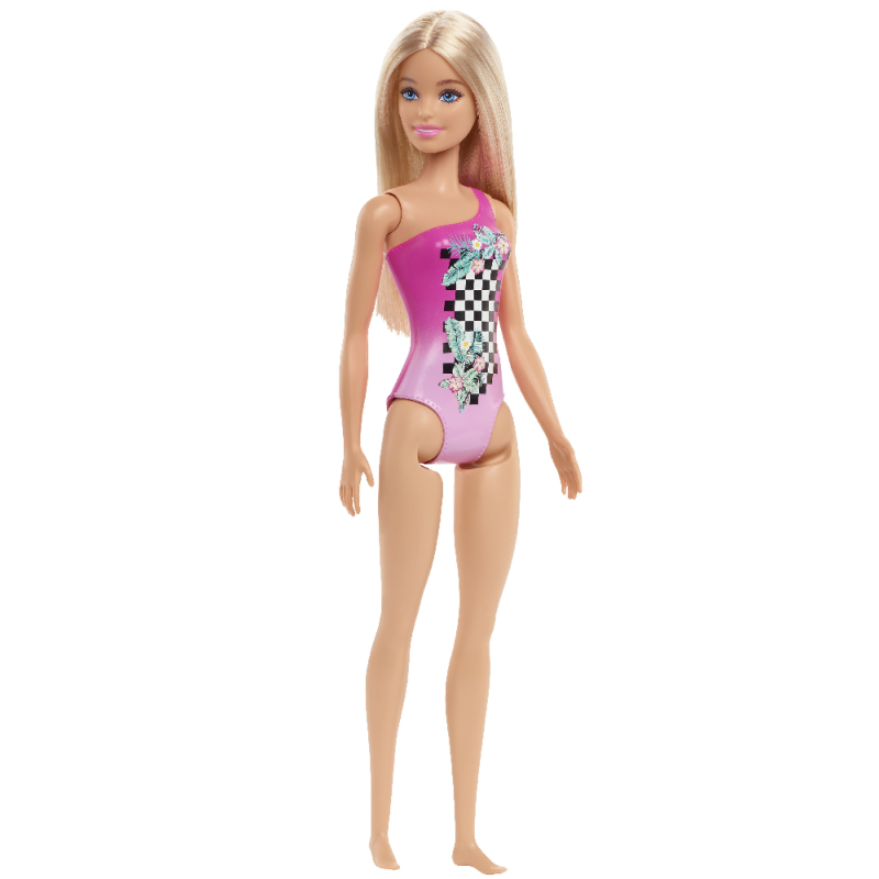 Mattel Barbie - Beach Doll Pink Swimsuit HDC50 (DWJ99)