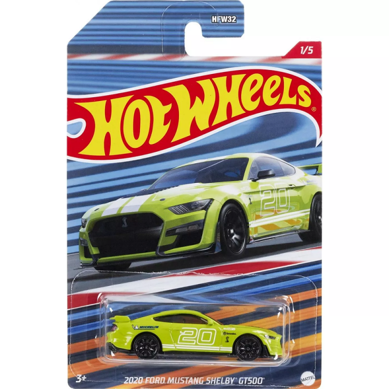 Mattel Hot Wheels - Αυτοκινητάκια, Ταινίες, Racing Circuit, 2020 Ford Mustang Shelby GT500 HDG69 (HFW32)
