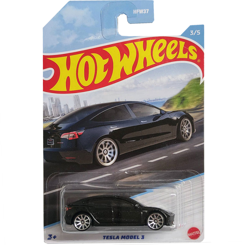 Mattel Hot Wheels – Αυτοκινητάκια Luxury Sedans, Tesla Model 3 HDH14 (HFW37)