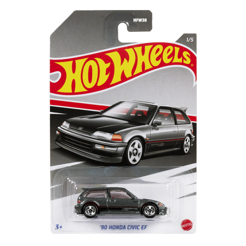 Mattel Hot Wheels – Αυτοκινητάκι, Αυτοκινητοβιομηχανίες, ’90  Honda Civic EF (1/5) HDH17 (HFW38)