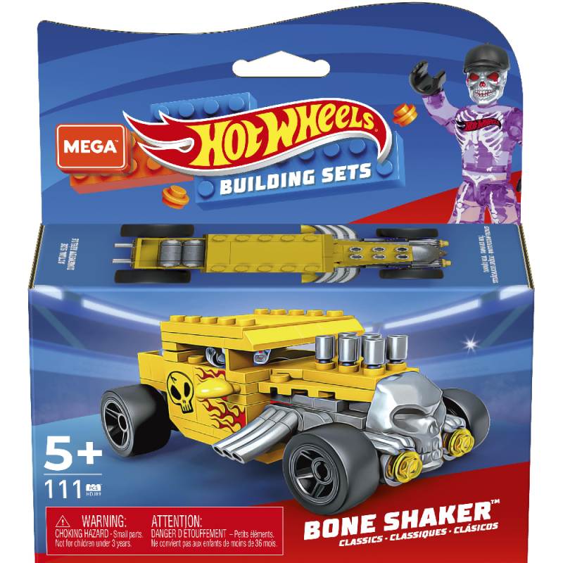 Mattel Hot Wheels - Mega Bloks, Mega Construx, Bone Shaker HDJ89 (GVM28)