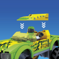 Mattel Hot Wheels - Mega Bloks, Mighty Monster Trucks, Gunkster HDJ94 (HHW80)