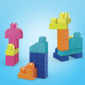 Fisher Price - Mega Blocks, Κουβαδάκι Mε Τουβλάκια 25 Tμχ, Λάμα HDK82 (GCT46)