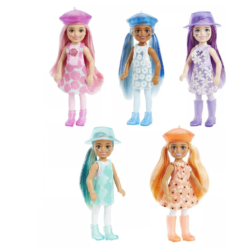 Mattel Barbie - Chelsea Color Reveal, Rain Or Shine HDN76 (HCC83)