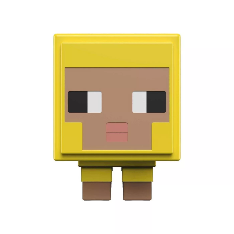 Mattel Minecraft - Mob Head Μίνι Φιγούρα, Yellow Sheep HDV90 (HDV64/HHP58)