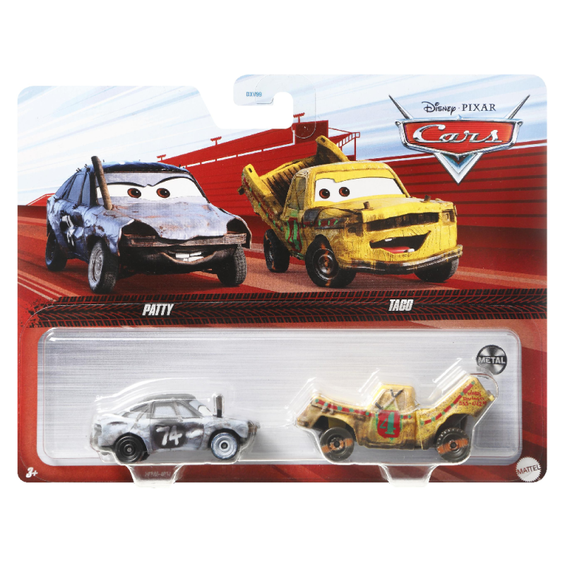 Mattel Cars - Σετ Με 2 Αυτοκινητάκια, Patty & Taco HFB86 (DXV99)