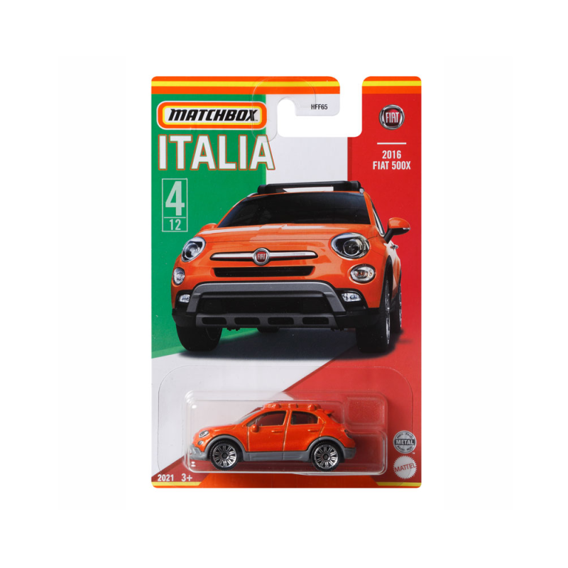 Mattel Matchbox - Αυτοκινητάκι, Ιταλικό Μοντέλο, Fiat 500X HFF69 (HFF65)
