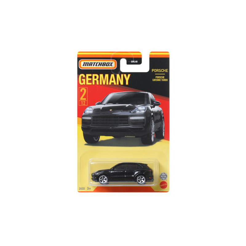 Mattel Matchbox - Αυτοκινητάκι Γερμανικό Μοντέλο, Porsche Cayenne Turbo (2/12) HFH45 (GWL49)