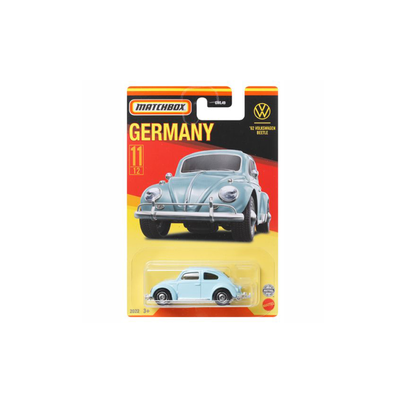Mattel Matchbox - Αυτοκινητάκι Γερμανικό Μοντέλο, '62 Volkswagen Beetle (11/12) HFH54 (GWL49)