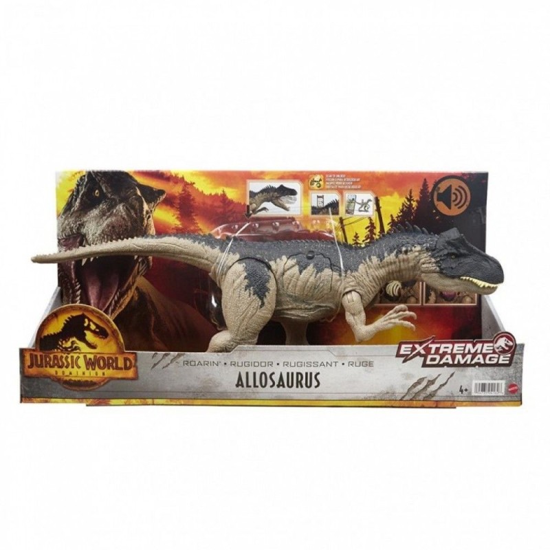 Mattel Jurassic World - Dominion, Extreme Damage Allosaurus HFK06