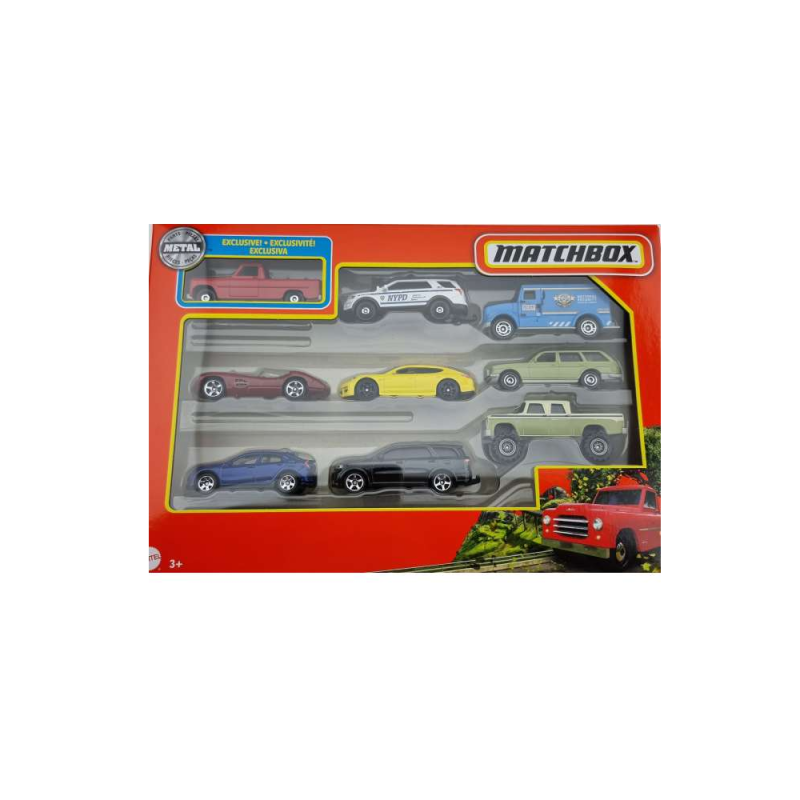 Mattel Matchbox - Αυτοκινητάκια Σετ Των 9 HFL51 (X7111)