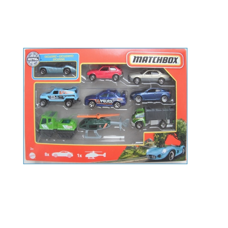 Mattel Matchbox - Αυτοκινητάκια Σετ Των 9 HFL59 (X7111)
