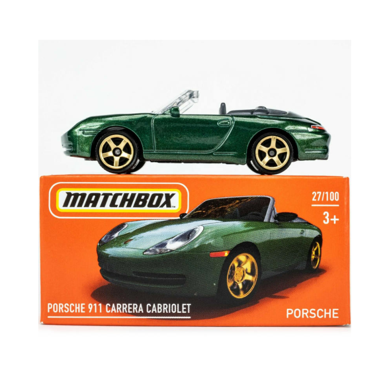 Mattel Matchbox - Αυτοκινητάκι Σε Κουτί, Porsche 911 Carrera Cabriolet (27/100) HFV47 (DNK70)