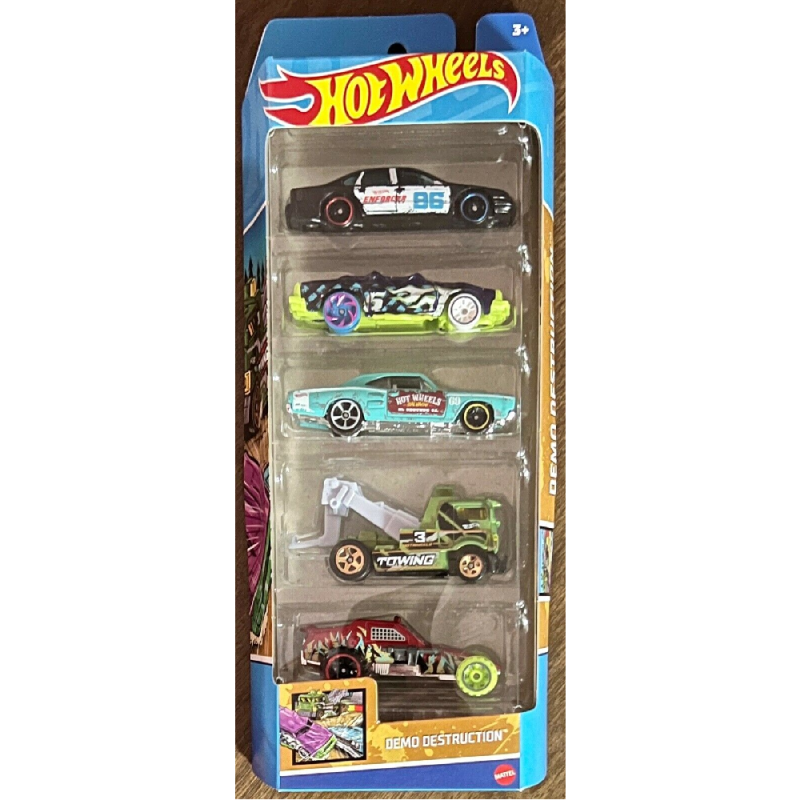 Mattel Hot Wheels – Αυτοκινητάκια 1:64 Σετ Των 5, Demo Destruction HFV86 (01806)
