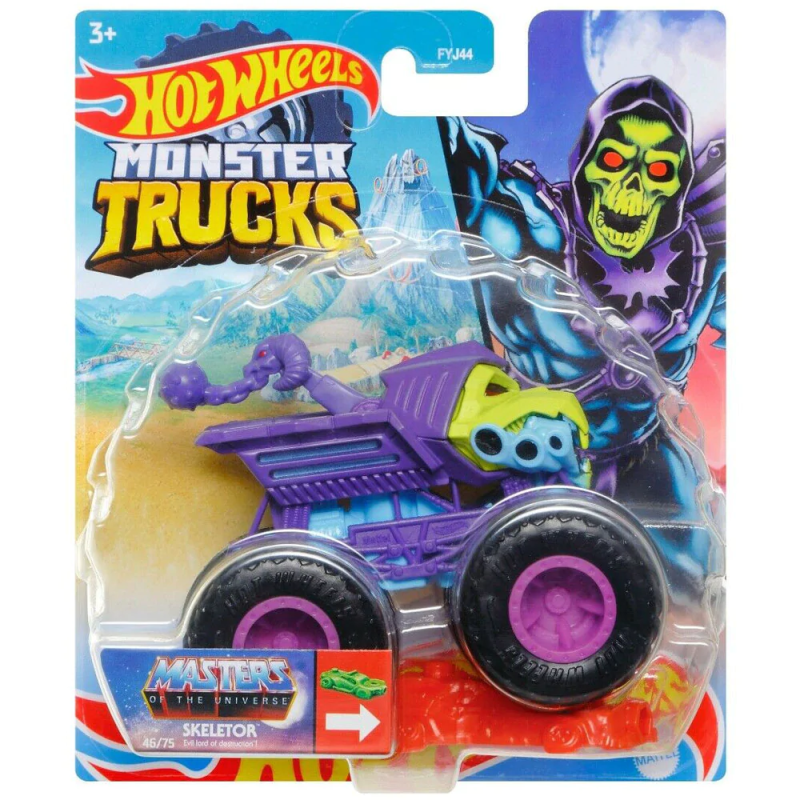 Mattel Hot Wheels - Monster Trucks, Skeleton (46/75) HGK43 (FYJ44)