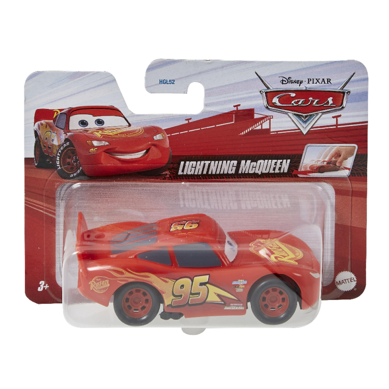 Mattel Cars -Αυτοκινητάκι 1:43 Pullback, Lightning McQueen HGL52 (HGL51)