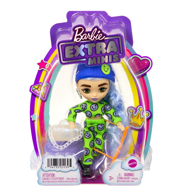 Mattel Barbie - Extra Minis, Μπλούζα Emoji HGP65 (HGP62)