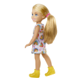 Mattel Barbie - Barbie Chelsea Doll Blonde Wearing Rainbow-Print Dress And Yellow Shoes HGT02 (DWJ33)