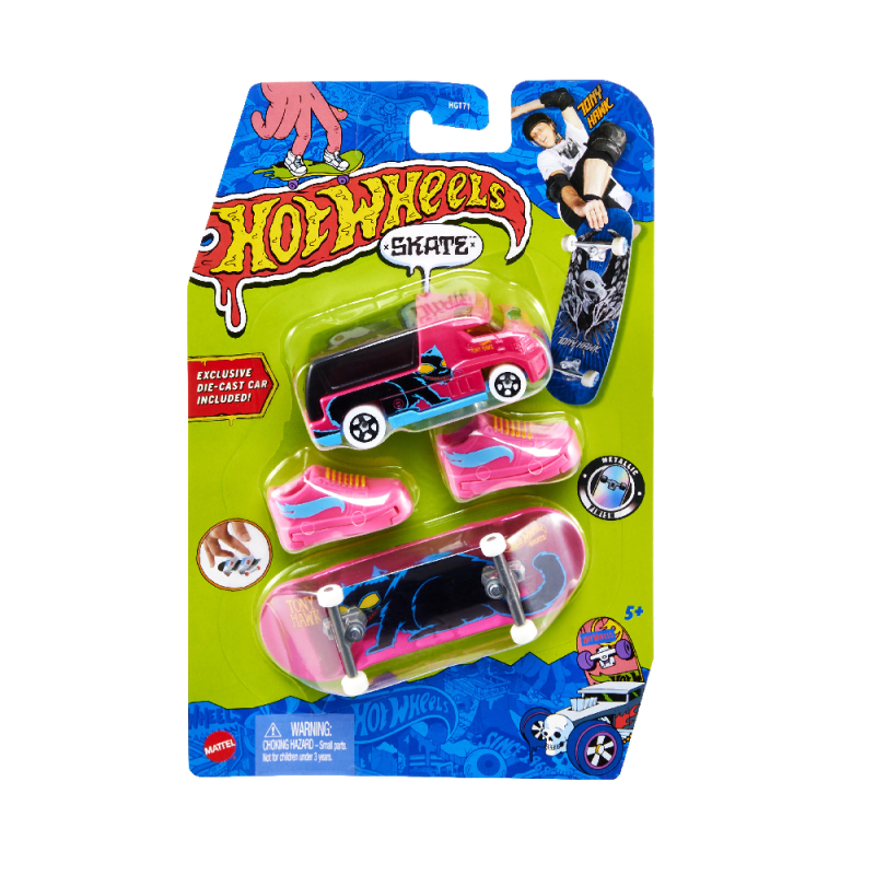 Mattel Hot Wheels - Tony Hawk Skate, Animal Attack & HW Rapid Response HGT79 (HGT71)